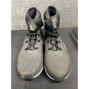Nike BQ5381-002 Youth Size 3Y Black White High Tops Sneakers,‎ No Insoles
